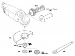 Bosch 3 601 H50 L03 GWS-20-230-H Angle-Grinder Spare Parts